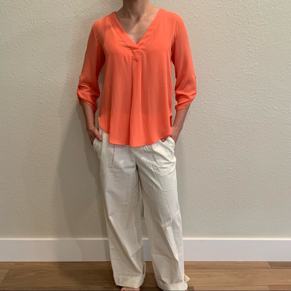 Coral Lush top NWT